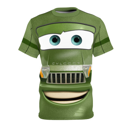 Miles Axlerod Cars Shirt, Cars 2 Character Costume