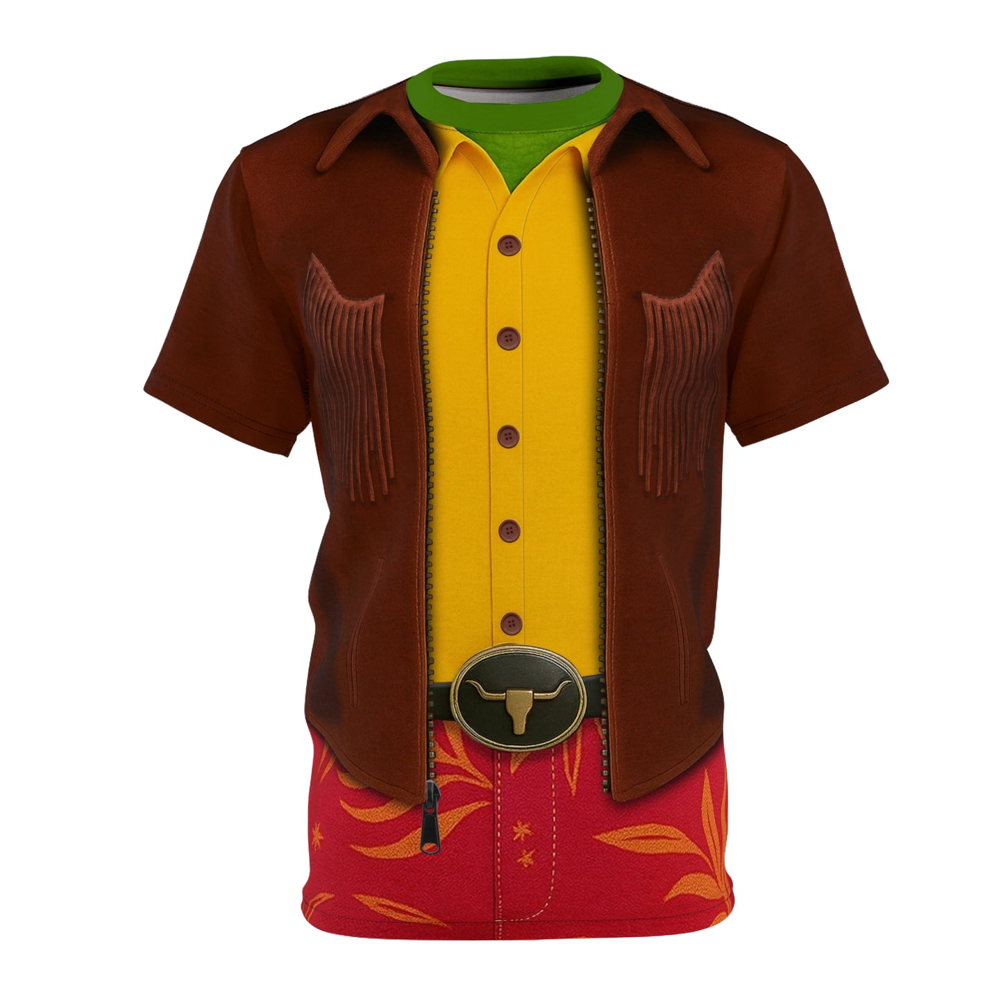 Jesús Green Lizard Shirt, Zootopia 2 Character Inspired Costume