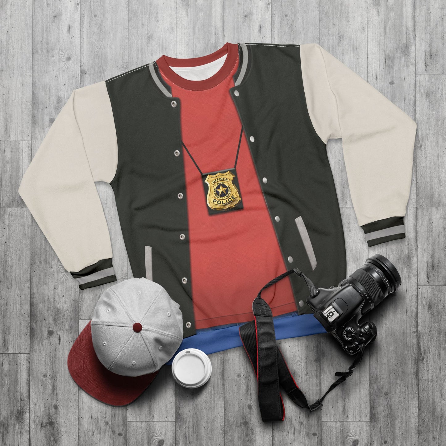 Gene Zebrowski Police Long Sleeve Cosplay, Zootopia 2 Character Inspired Costume