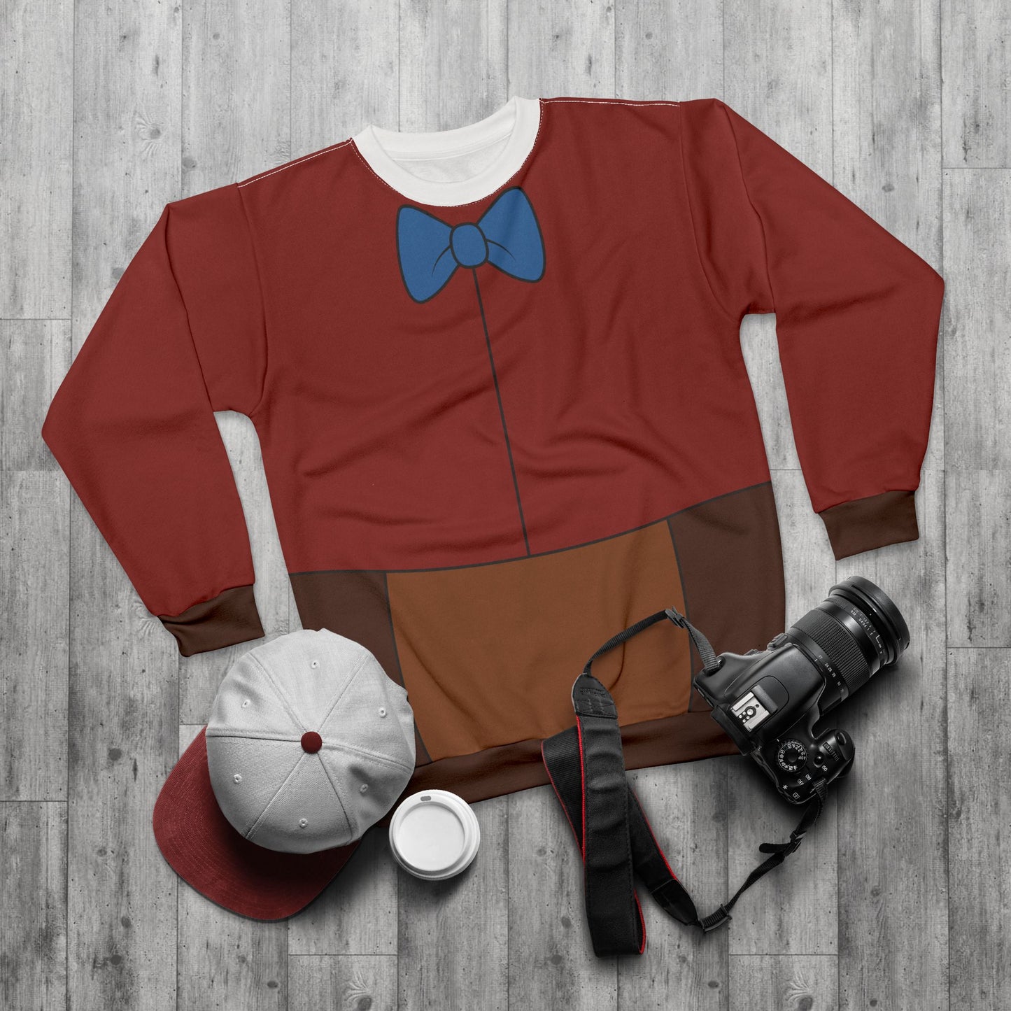 Bongo Long Sleeve Cosplay, Fun and Fancy Free Bongo Character Inspired Costume