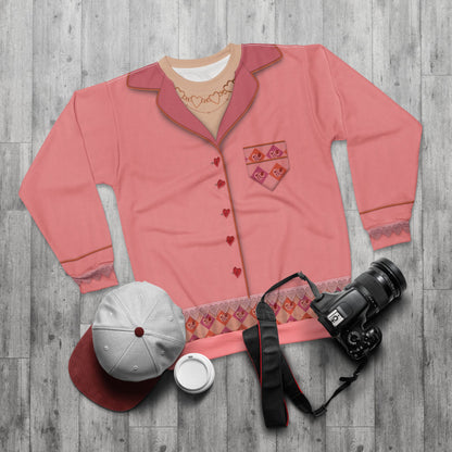 Princess Bridget Pink Pajamas Long Sleeve Shirt, Descendants 4 The Rise of Red Costume