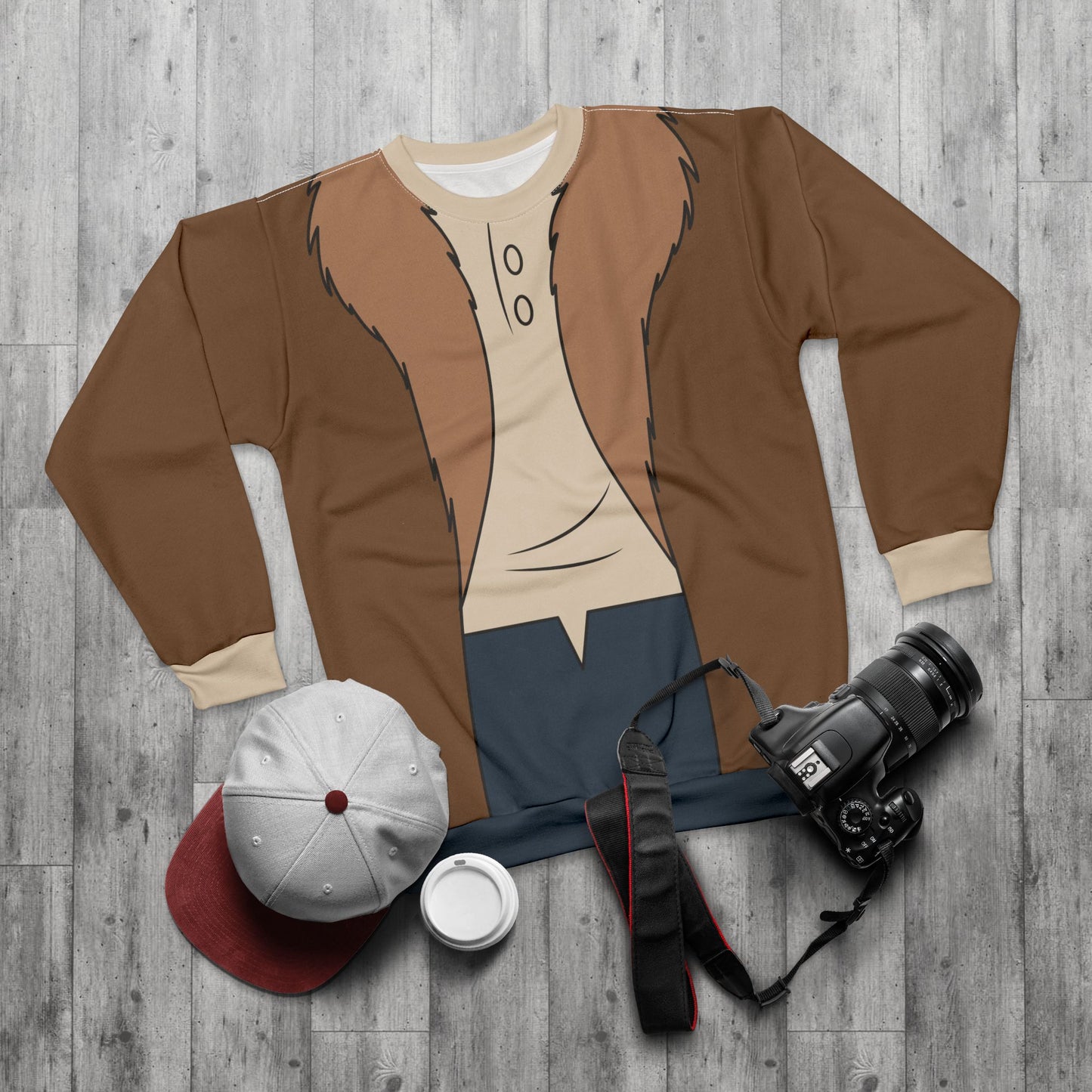 Amos Slade Long Sleeve Shirt, The Fox and the Hound Costume