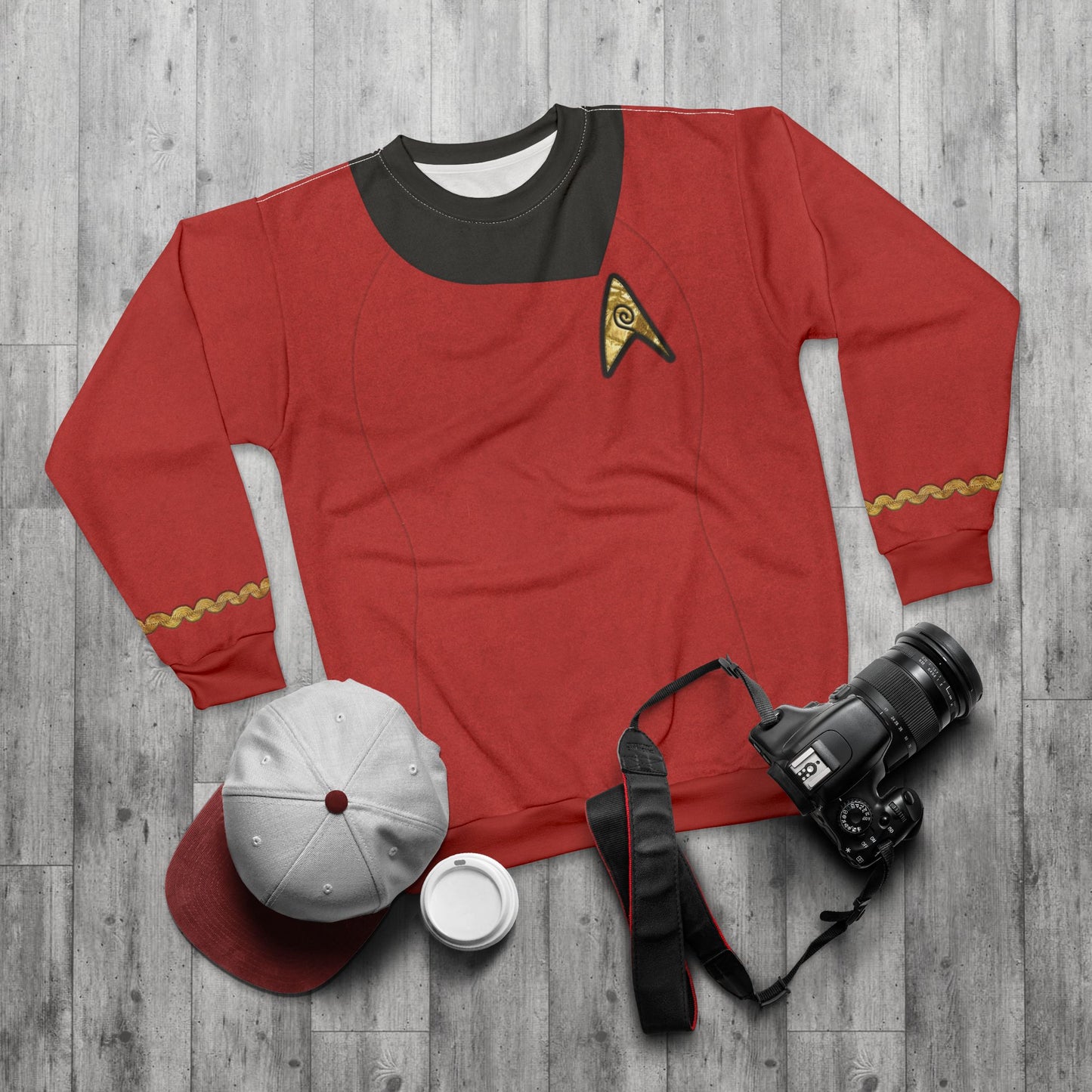 Starfleet Officer Uhura Long Sleeve Shirt, Starships Costume