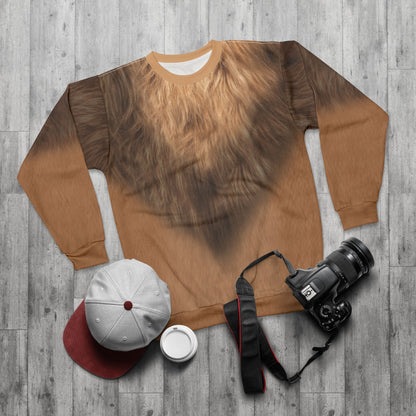 Obasi Long Sleeve Shirt, Mufasa Inspired Character Costume