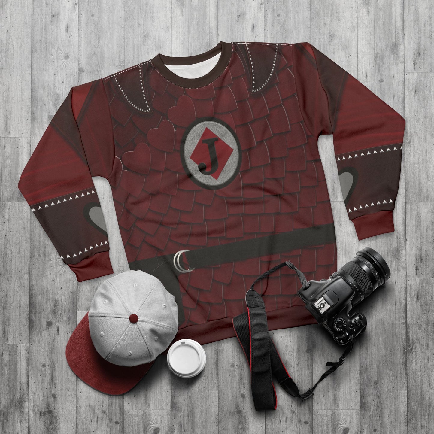 Jack of Diamonds Long Sleeve Shirt, Descendants 4 The Rise of Red Costume