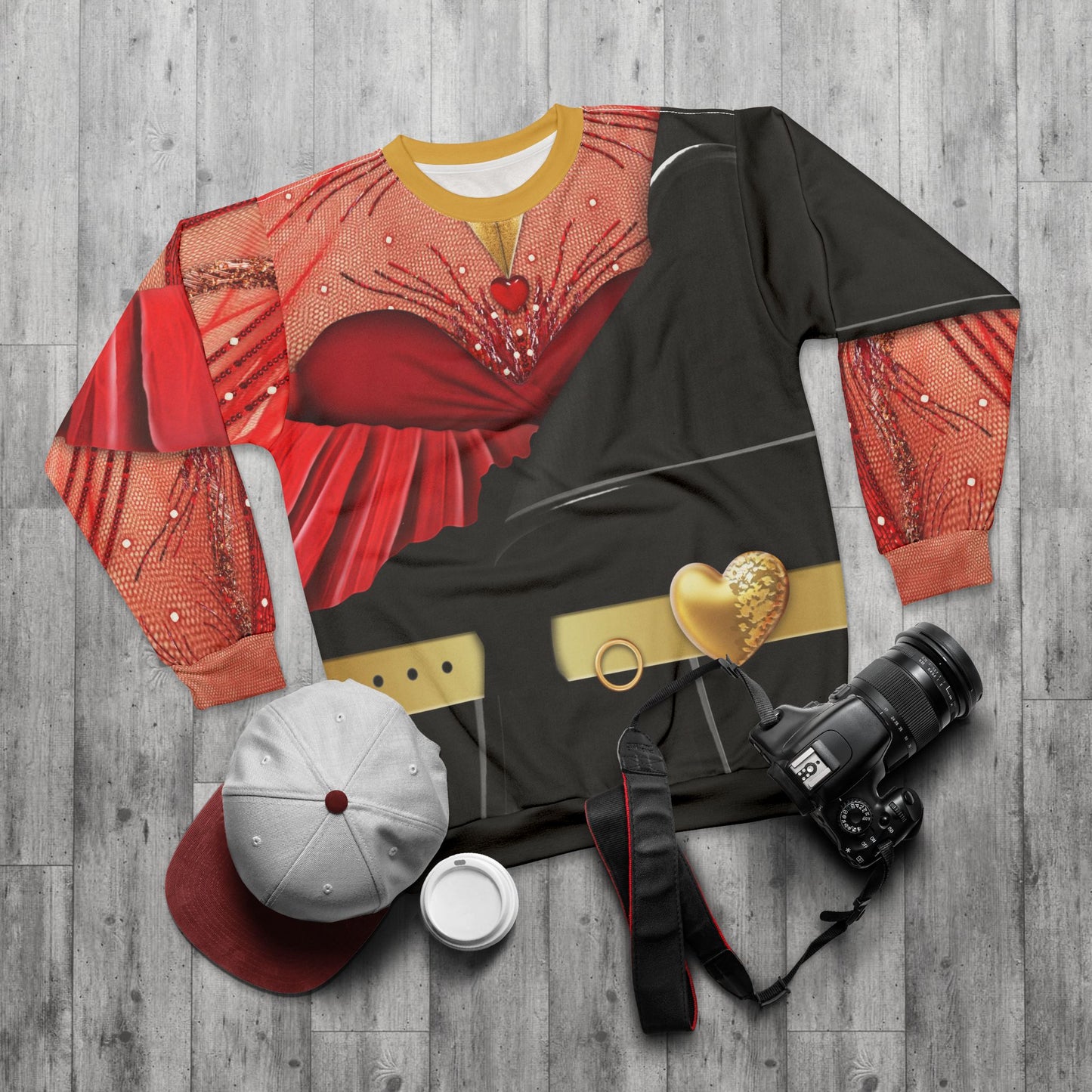 Queen of Hearts Descendants Long Sleeve Shirt, Descendants 4 The Rise of Red Costume