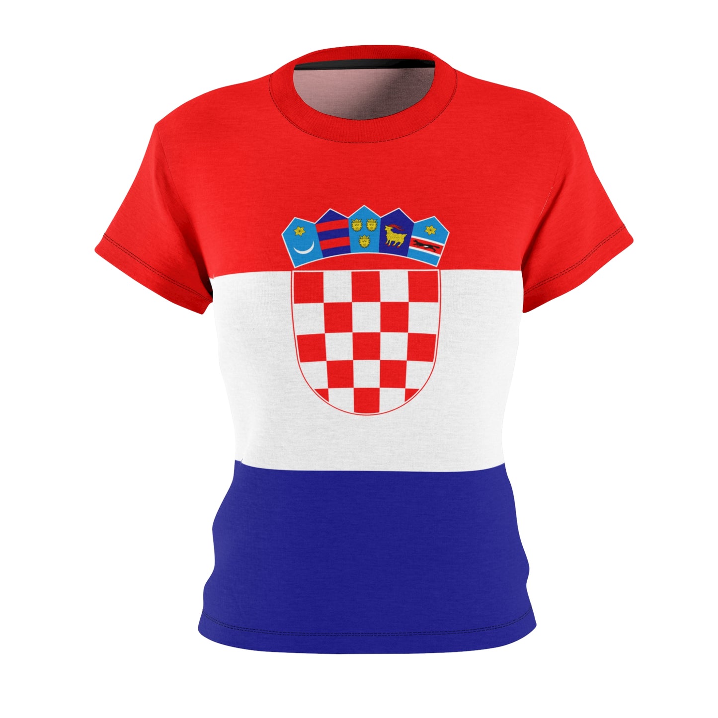 Croatia Soccer 2026 Fan Women's Shirt, Retro Croatia Flag Costume