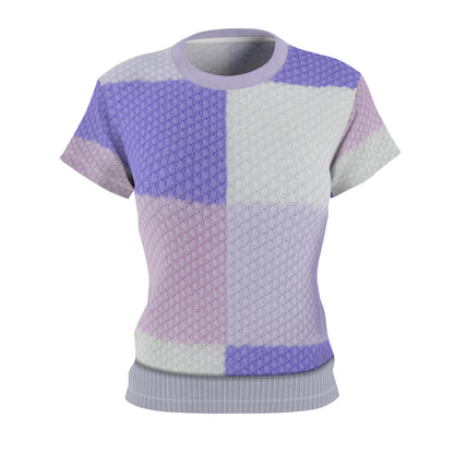 Winter Purple Pastel Color Block Women's Shirt, Wizards Beyond Waverly Place Costume