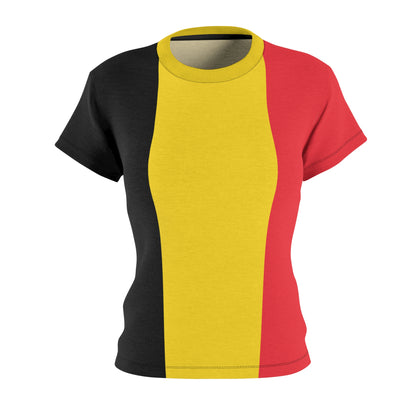 Belgium Soccer 2026 Fan Women's Shirt, Retro Belgium Flag Costume
