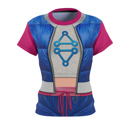 Addison Wells Blue Vest Women's Shirt, Zombies 4 Dawn of the Vampires Costume