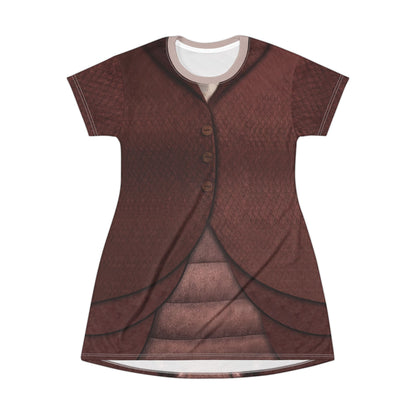 Dean Hardscrabble Short Sleeve Dress, Monsters University Character Inspired Costume