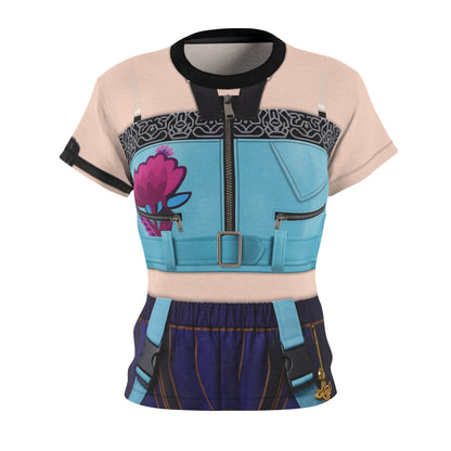Kpop Blue Style Women's Shirt, IdoI Girl Group Inspired Cosplay Costume