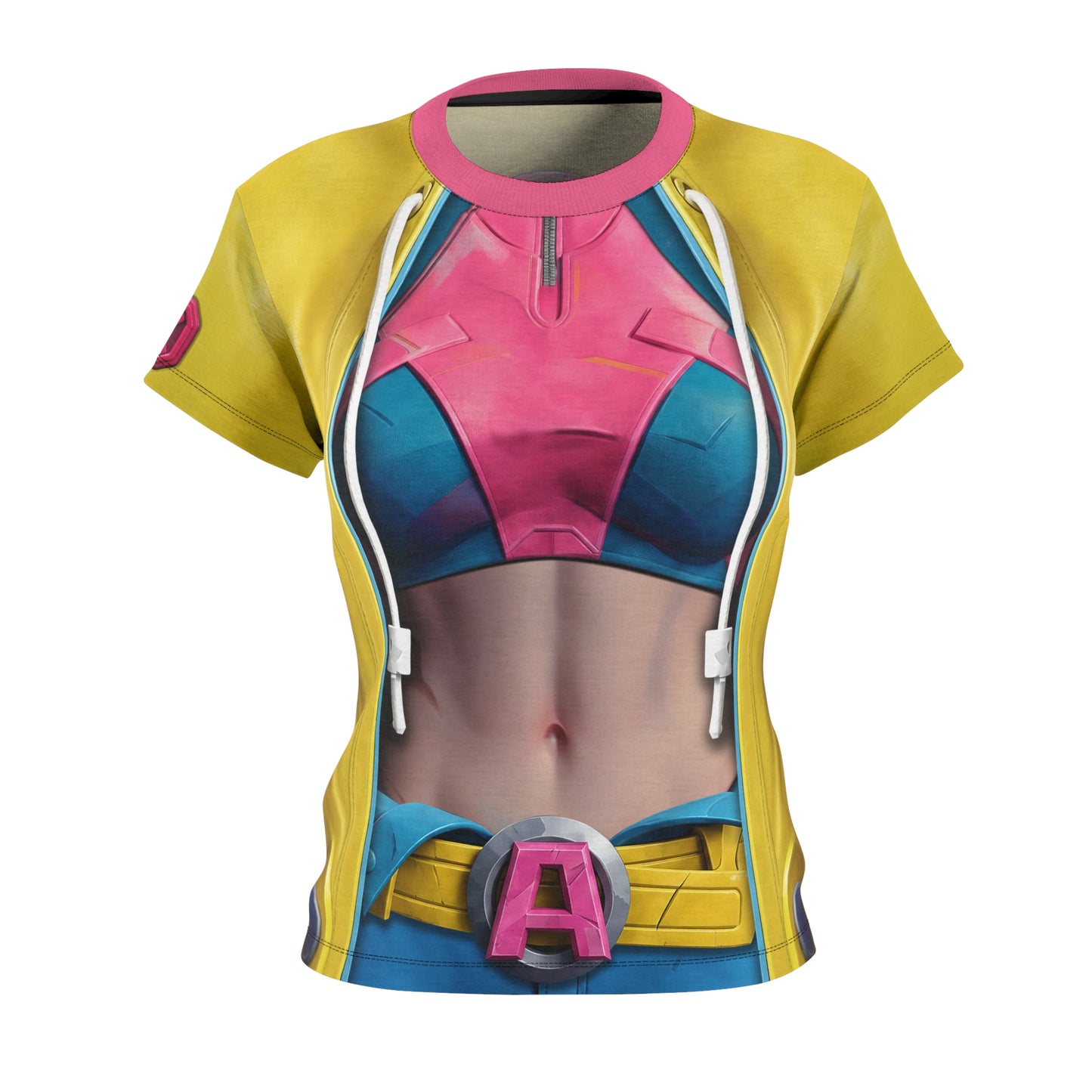 Jubilee Women's Shirt, Marvel Game Character Costume, X-Men Cosplay, Comic-Con Party Outfit, Halloween Apparel, Mutants Human Costume