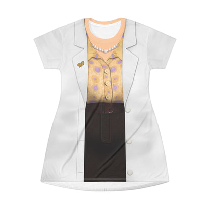 Dr. Sam Short Sleeve Dress, Hoppers Character Inspired Costume