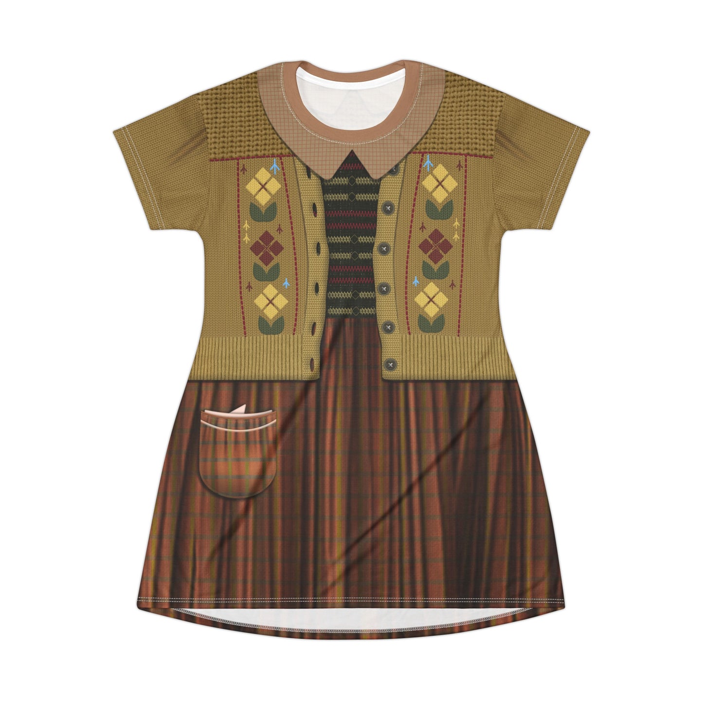 Lucy Pevensie Short Sleeve Dress, The Chronicles of Narnia Costume