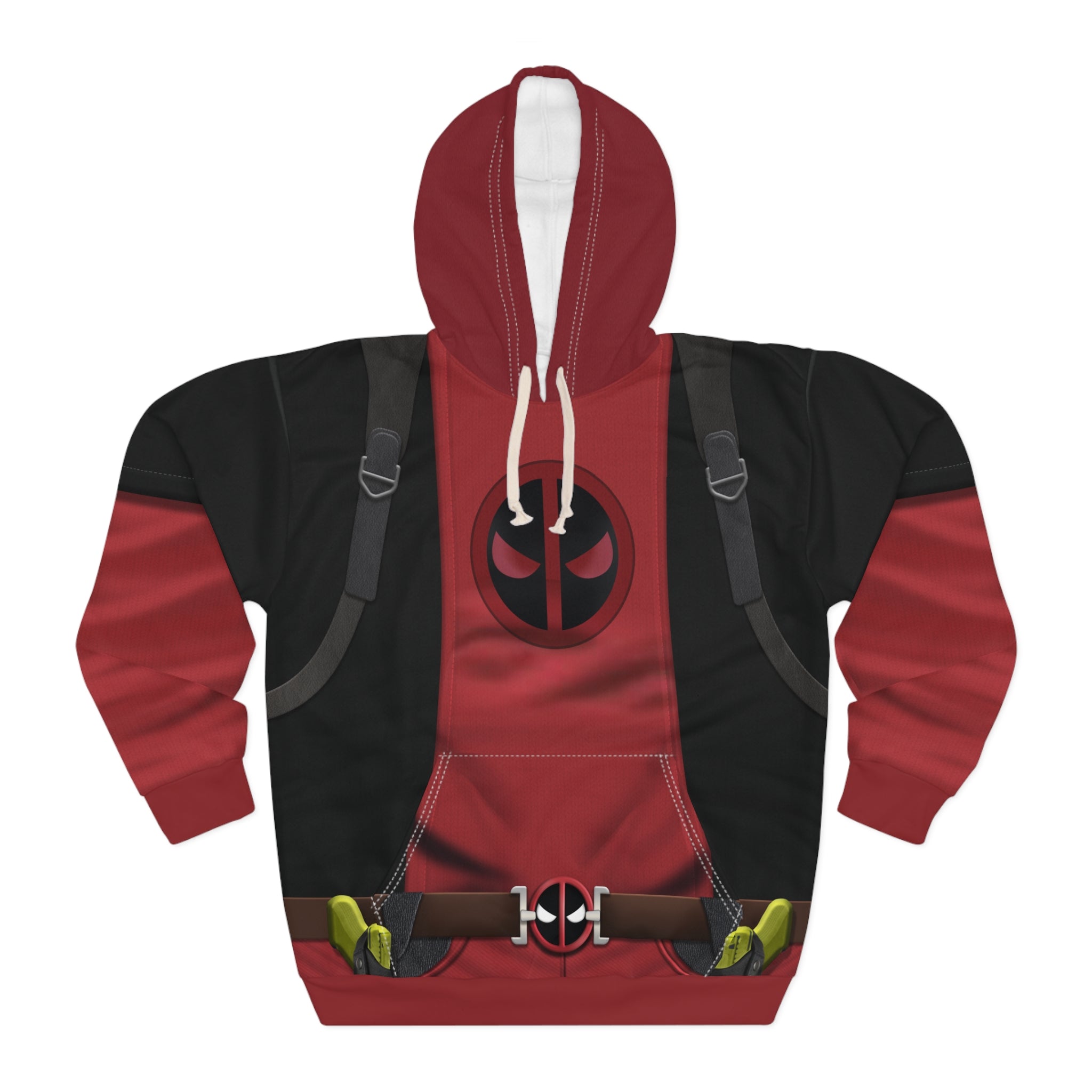 Printify Kidpool Hoodie Deadpool Wolverine Costume 2XL