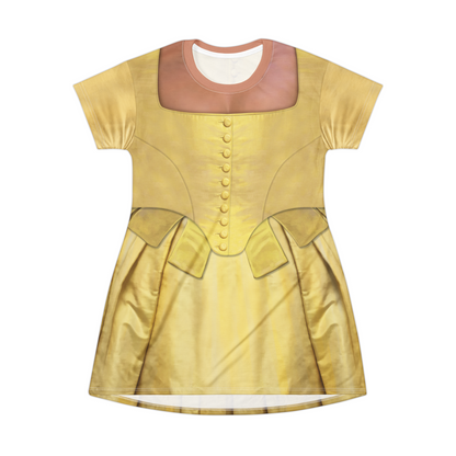Peggy Schuyler Short Sleeve Dress, Hamilton Musical Costume