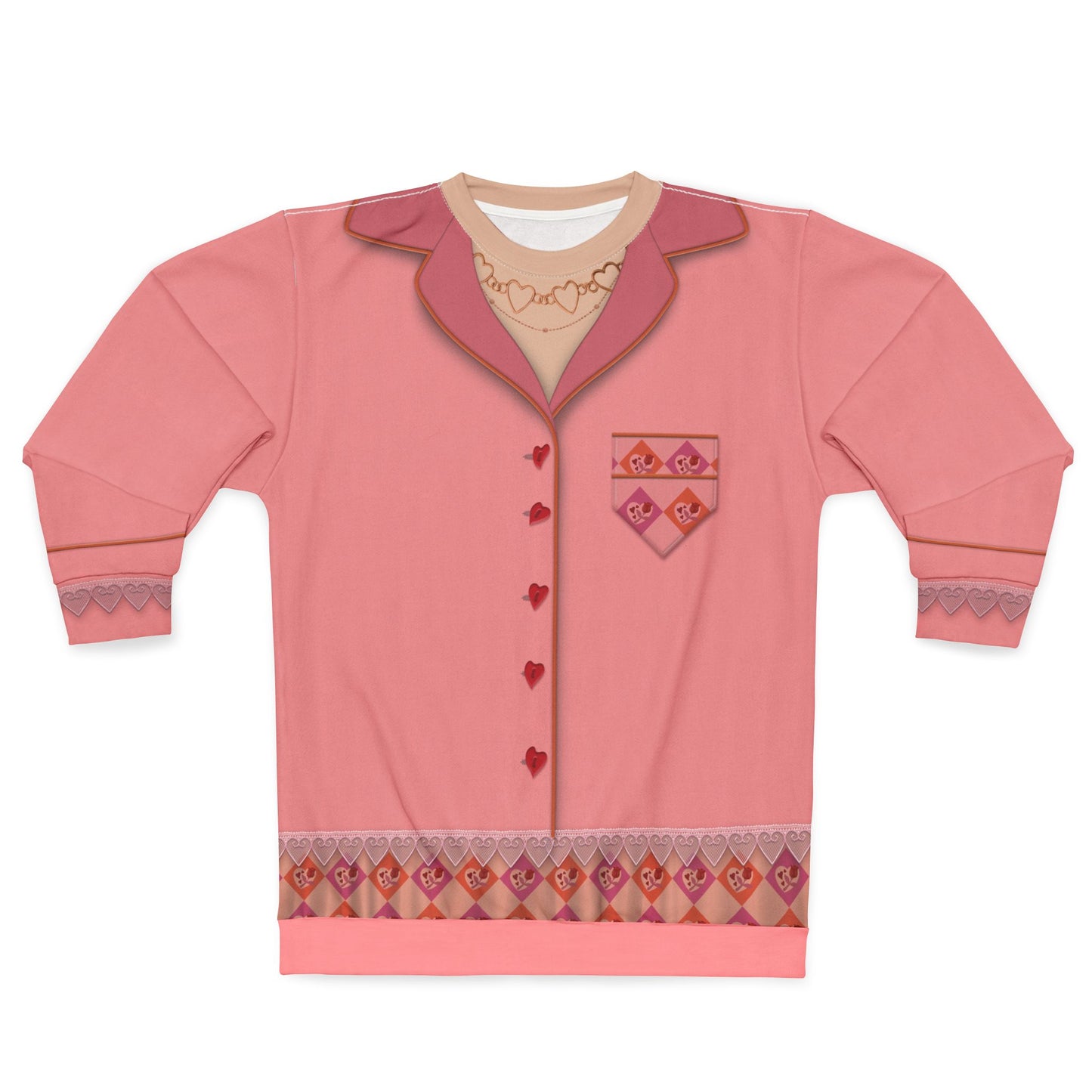 Princess Bridget Pink Pajamas Long Sleeve Shirt, Descendants 4 The Rise of Red Costume