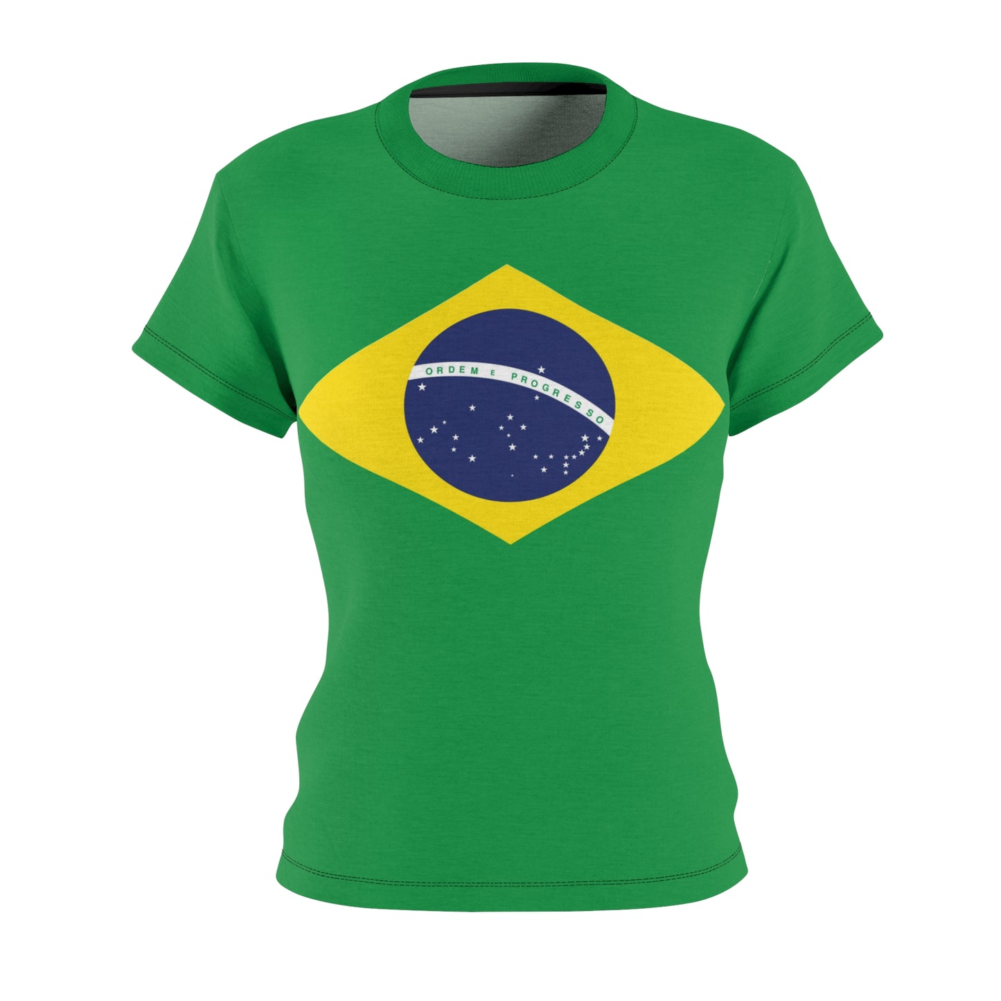 Brazil Soccer 2026 Fan Women's Shirt, Retro Brazil Flag Costume