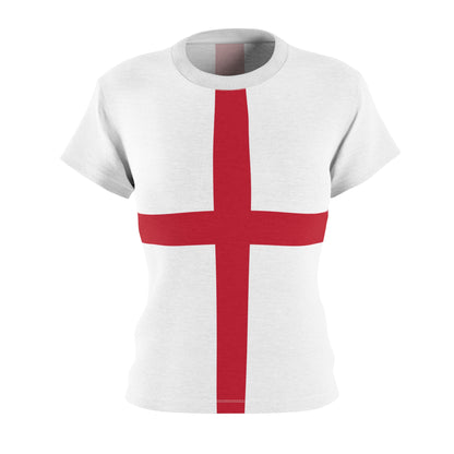 England Soccer 2026 Fan Women's Shirt, Retro England Flag Costume
