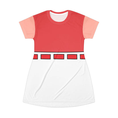 Candace Short Sleeve Dress, Phineas and Ferb Character Inspired Costume