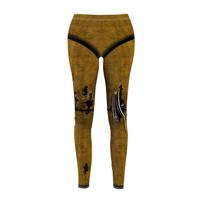 Yellow Animatronic Bear Legging, FNAF Character Inspired Costume