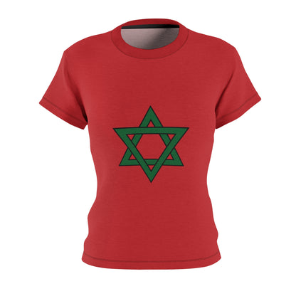 Morocco Soccer 2026 Fan Women's Shirt, Retro Morocco Flag Costume