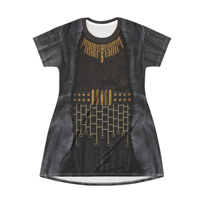 Malgosha Short Sleeve Dress, Movie Games Character Inspired Costume