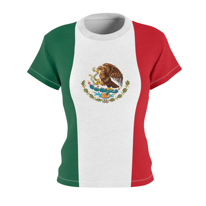 Mexico Soccer 2026 Fan Women's Shirt, Retro Mexico Flag Costume