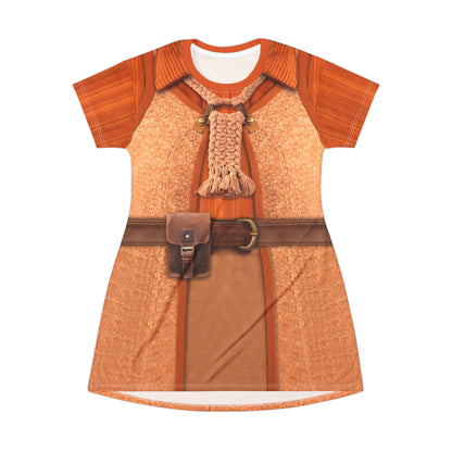 Nooma Short Sleeve Dress, Star Wars Skeleton Crew Costume