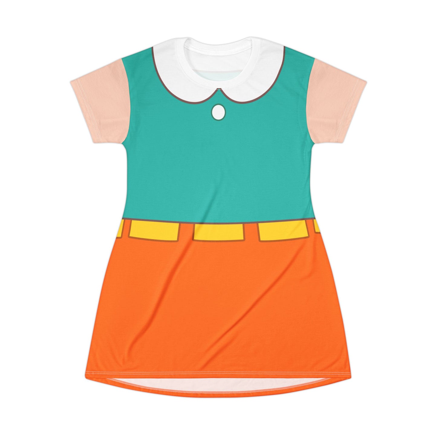 Gretel Green Short Sleeve Dress, Hamster & Gretel Character Inspired Costume