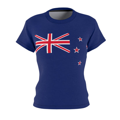 New Zealand Soccer 2026 Fan Women's Shirt, Retro New Zealand Flag Costume