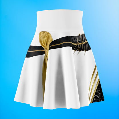 Kpop Black Gold Skirt, K-Pop IdoI Girl Group Inspired Cosplay Costume