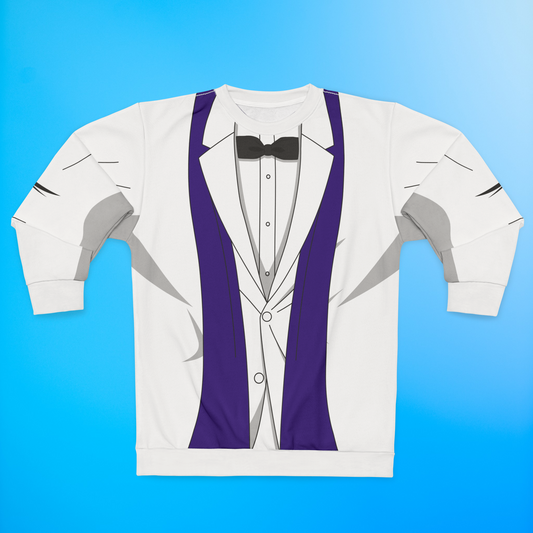 Gambit White Tuxedo Long Sleeve Shirt, X-Men 1997 Costume