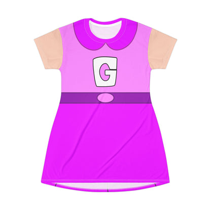 Gretel Pink Short Sleeve Dress, Zootopia 2 Character Inspired Costume