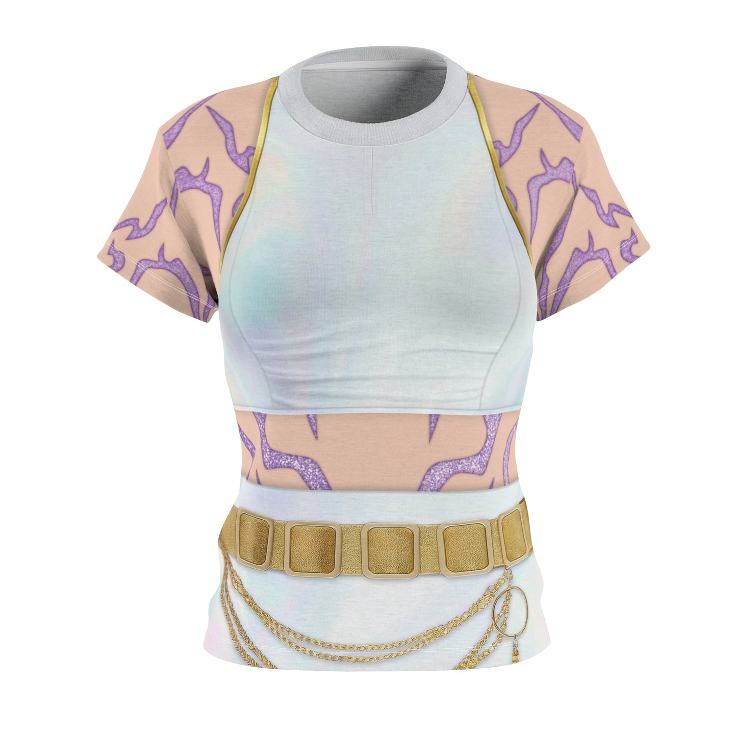 Kpop Golden White Women's Shirt, K-Pop IdoI Girl Group Inspired Cosplay Costume