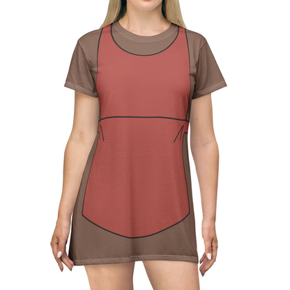 Ellie Mae Short Sleeve Dress, The Rescuers Costume