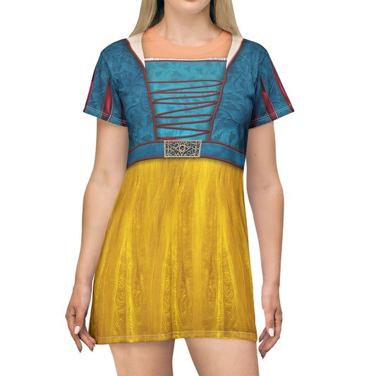 Snow White Short Sleeve Dress, Snow White Live Action Costume