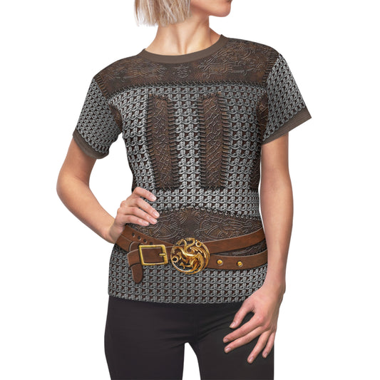 Viking Ver.1 Women's Shirt, Medieval Chainmail Armor Costume