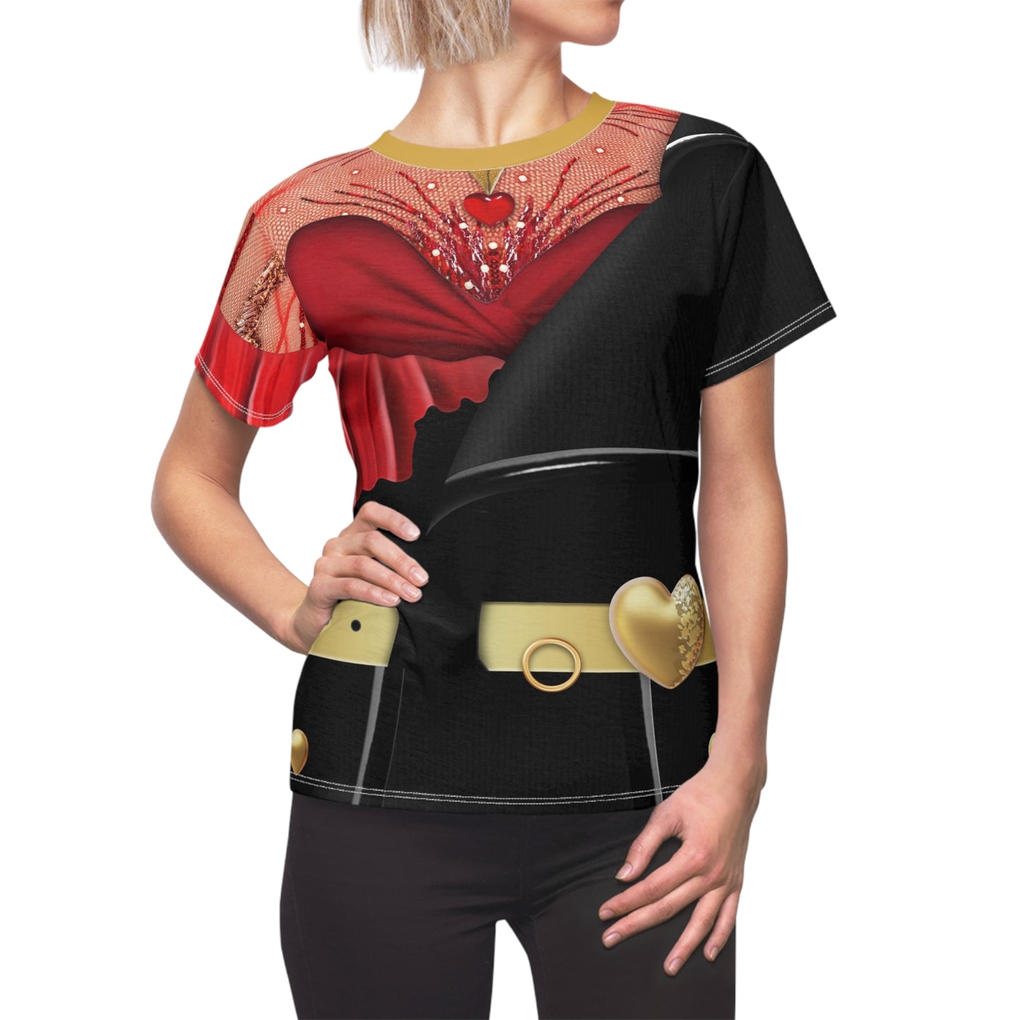 Queen of Hearts Descendants Women's Shirt, Descendants 4 The Rise Of Red Costume