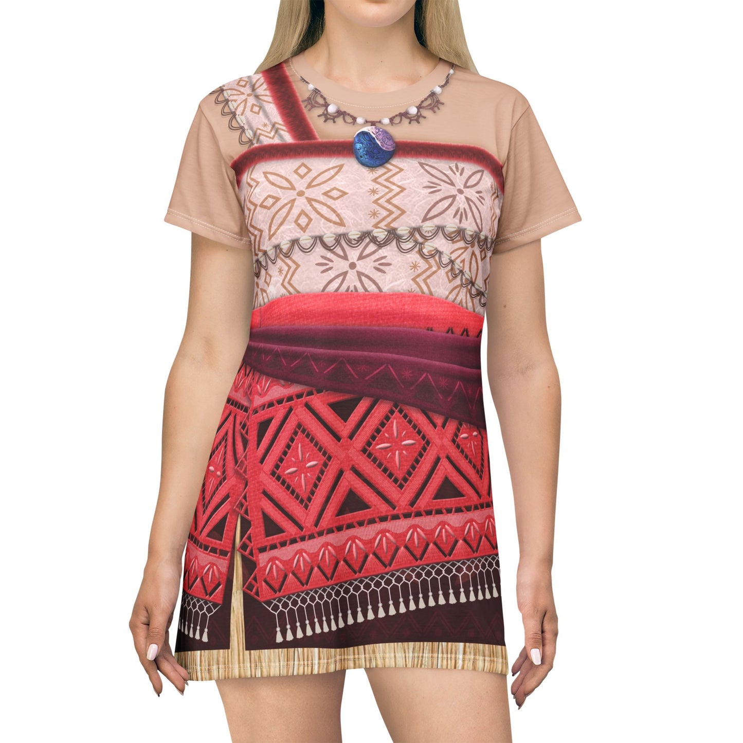 Moana 2 Short Sleeve Dress, Moana Costume