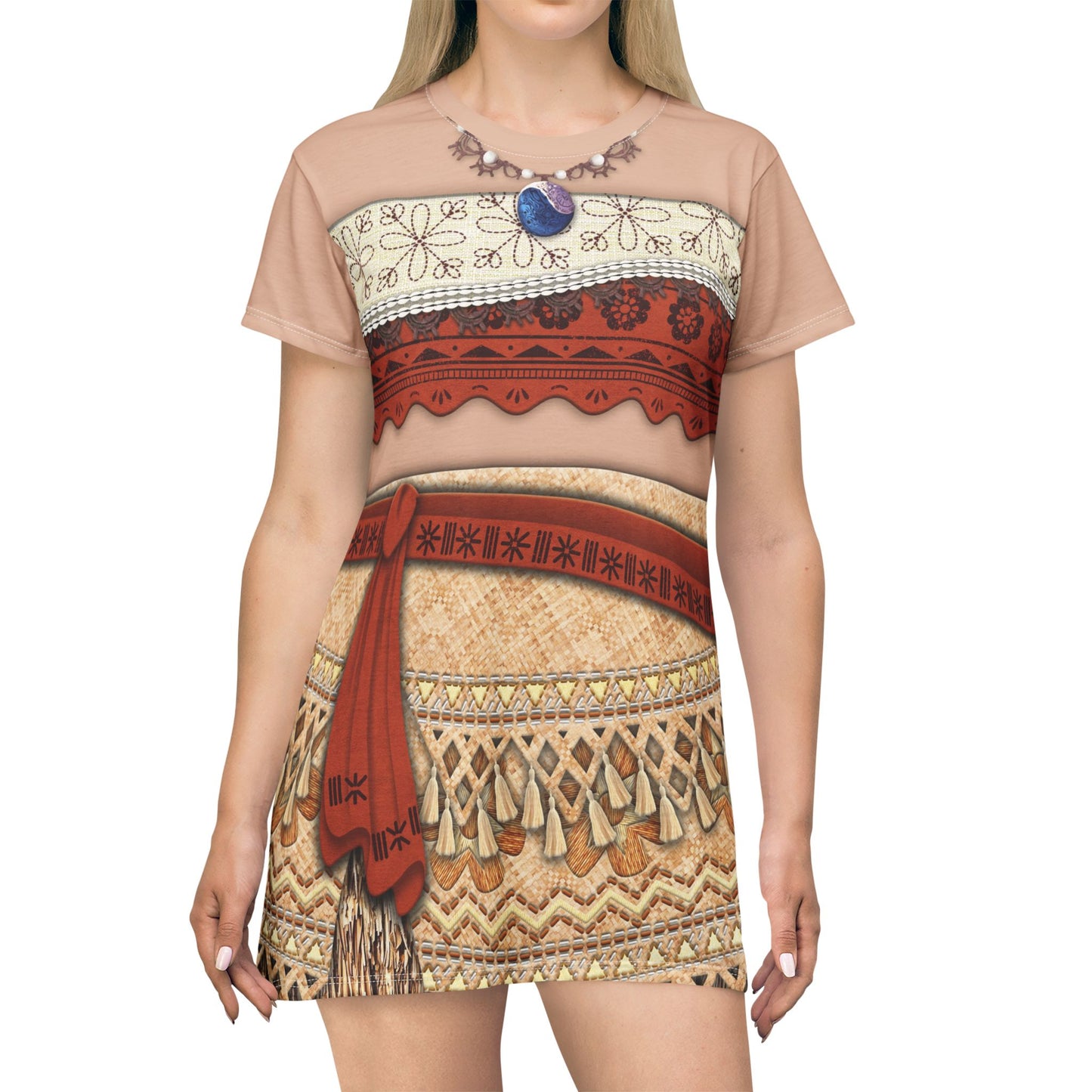 Moana Short Sleeve Dress, Moana 2 Costume