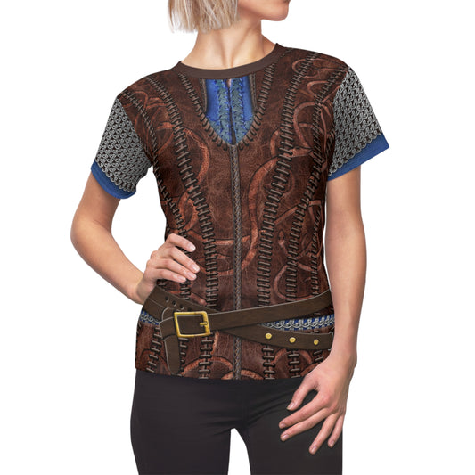 Viking Ver.2 Women's Shirt, Medieval Chainmail Armor Costume