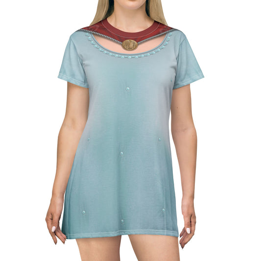 Queen Lucy Pevensie Short Sleeve Dress, The Chronicles of Narnia Costume