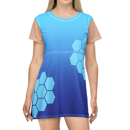 Addison Cheerleader Blue Short Sleeve Dress, Zombies The Re-Animated Series Costume