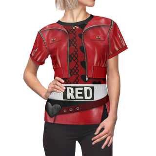 Red of Hearts Jacket Women's Shirt, Descendants 4 The Rise Of Red Costume