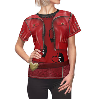 Red Jacket Women's Shirt, Descendants 4 The Rise Of Red Costume