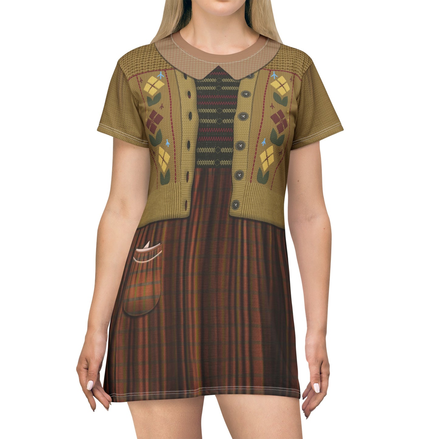 Lucy Pevensie Short Sleeve Dress, The Chronicles of Narnia Costume