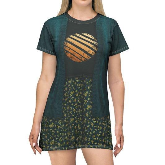 Natalie Short Sleeve Dress, Games Character Inspired Costume