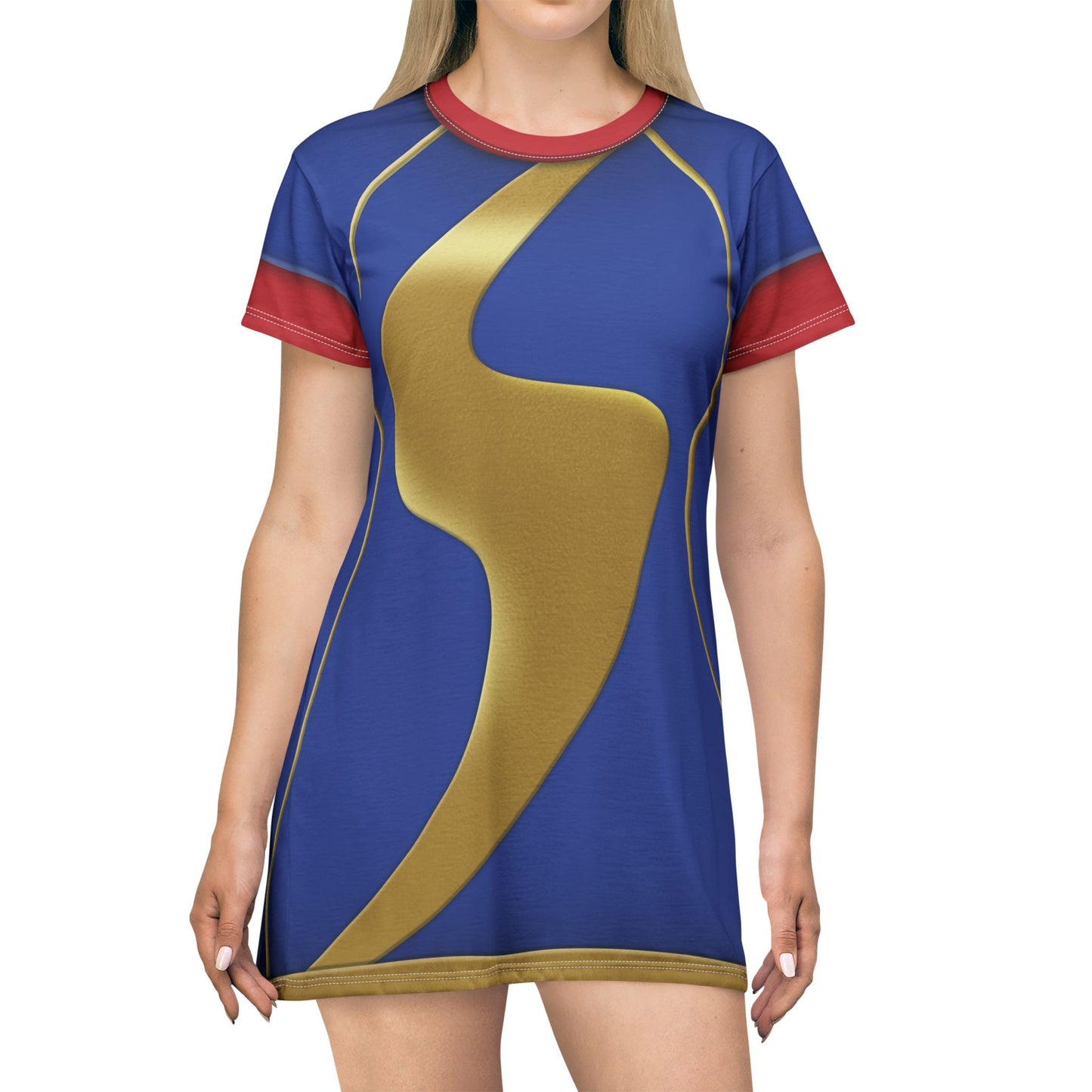 Ms. Marvel Short Sleeve Dress, Spidey and His Amazing Friends Costume